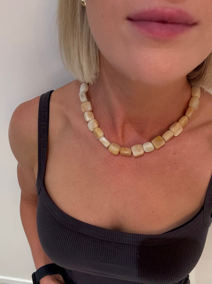 Yellow Chalcedony Sqaures