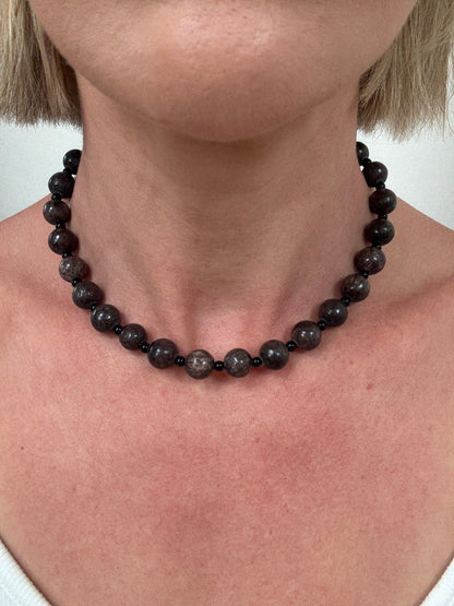 Lepidolite Bauble Necklace