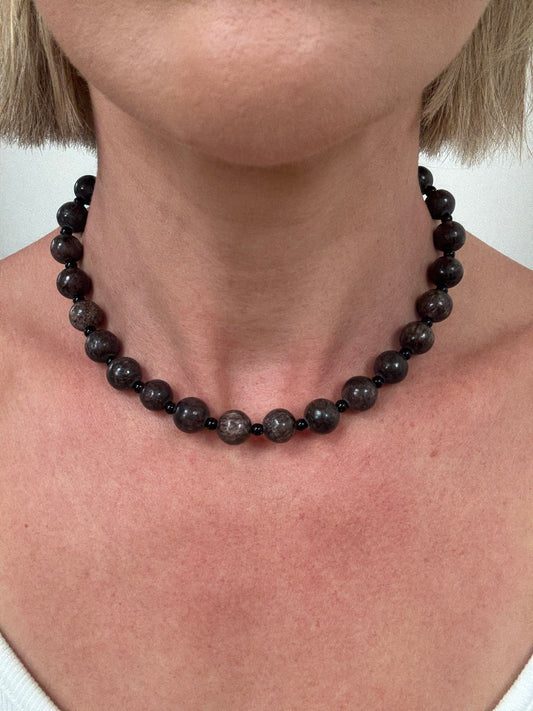 Lepidolite Bauble Necklace