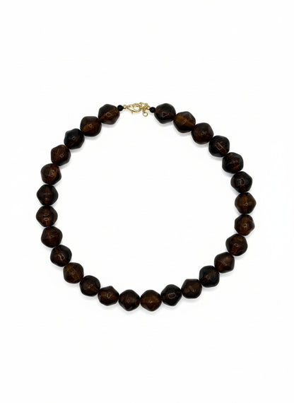 Vintage Amber Bead Necklace