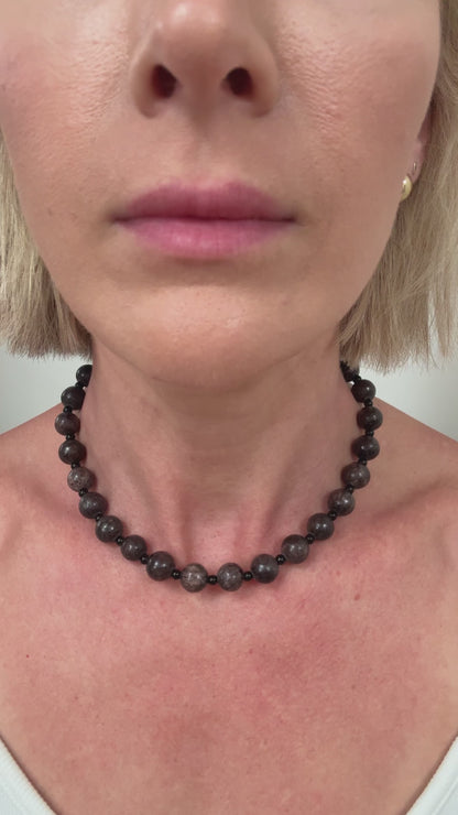 Lepidolite Bauble Necklace